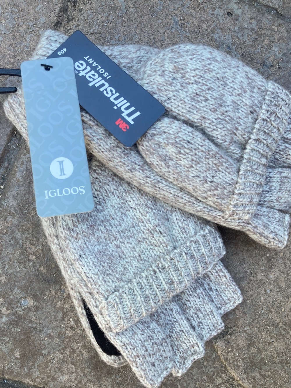 NWT Thinsulate Gloves {OS} Wool Mitten Pop Top